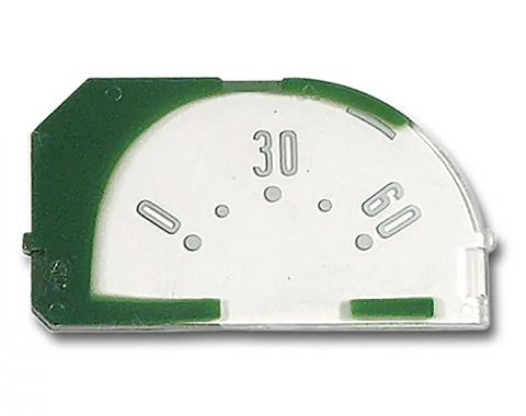 Corvette Temperature Gauge Face, 1953-1958