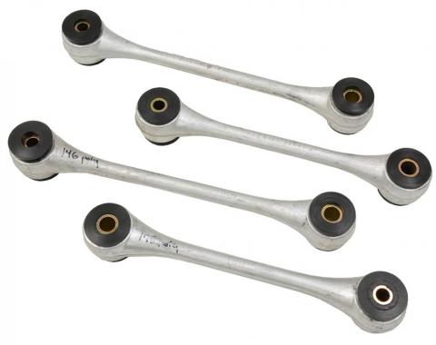 Corvette Spindle Control Rod Set, Upper and Lower with Polyurethane Bushings, 1984-1996