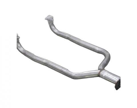 Corvette Exhaust Pipe, Front Y Without Preconverter, 1986-1990