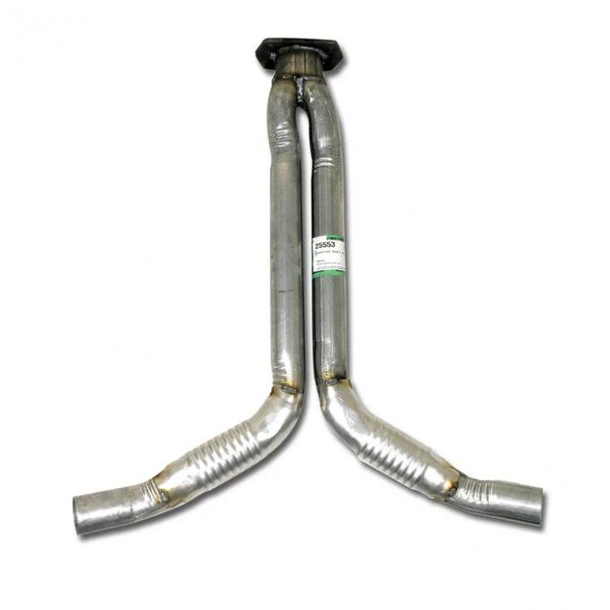 Corvette Exhaust Pipe, Rear Y Outside Diameter 2 1/4, 1985