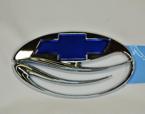 Malibu Trunk Emblem, Blue, 1997-2003