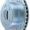 Corvette Brake Rotor, Left, Rear, Slotted and Cross Drilled, 1965-1982