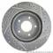 Corvette Brake Rotor, Right, Front, Slotted and Cross Drilled, 1965-1982