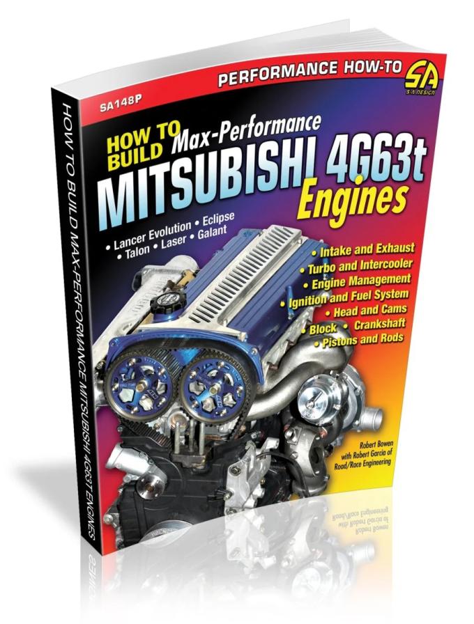Cartech Auto Books How to Build Max-Performance Mitsubishi 4G63t Engines SA148P