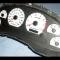 Whitegauges 1999-2004 Ford Mustang White Face Gauges 9904FM-289
