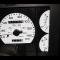 Whitegauges 1987-1989 Ford Mustang 140 MPH White Face Gauges 8789FM-1544