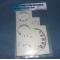 Whitegauges 1967-1968 Ford Mustang White Face Gauges 6768FM-124