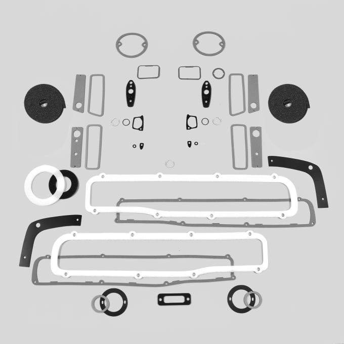 Detroit Muscle Technologies 1970 Dodge / Plymouth Mopar B Body 70 Charger Paint Exterior Gasket Set BCH7070PK01