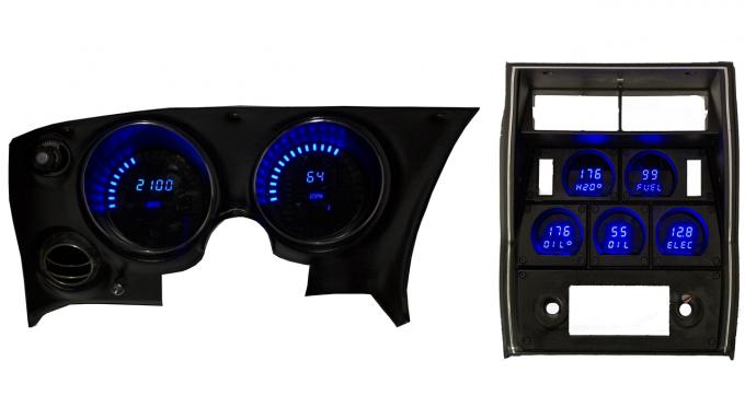 Intellitronix 1968-1977 Corvette LED Digital Gauge Panel DP2001