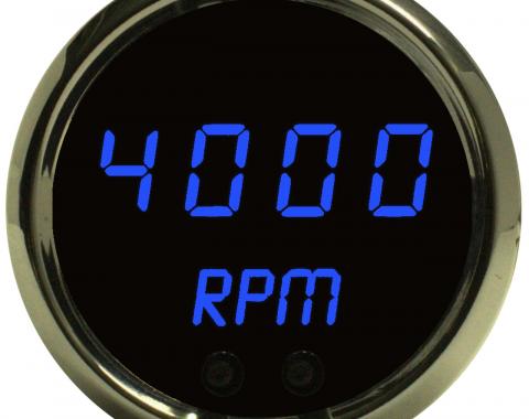 Intellitronix Mini-Tachometer Programmable Black MS9002