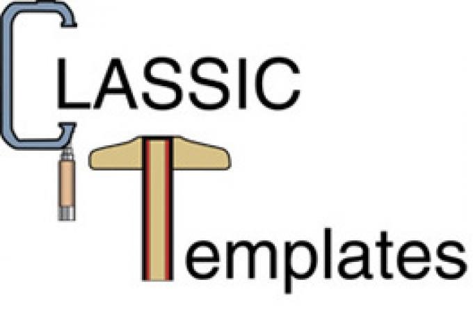 Classic Headquarters Rear Antenna Template W-726