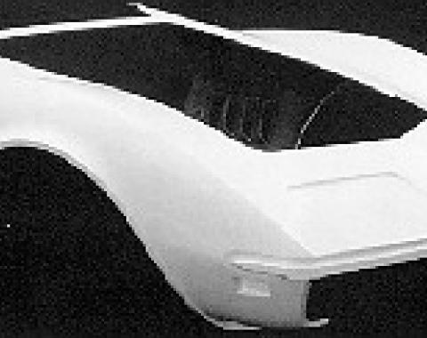 Corvette Door To Door Front End, Stock Design, 1968-1969