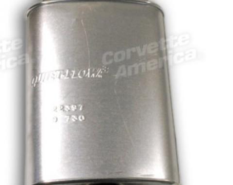 Corvette SoundFX Muffler, Stock Reproduction, Left, 1985-1990