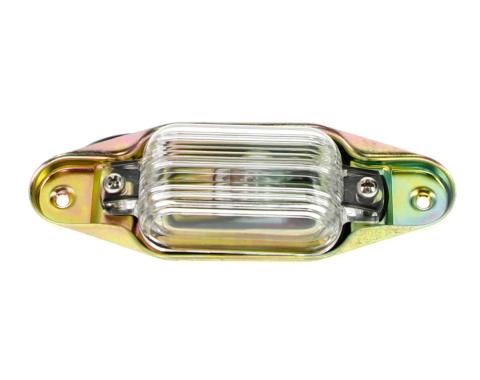 AMD License Plate Lamp Assembly, 67-87 Chevy GMC C/K Pickup; 69-71 Blazer Jimmy; 67-91 Suburban w/ Standard Bumper X946-4067