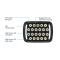 United Pacific 22 High Power LED 5" X 7" Rectangular Light With Position Light - Black 36450