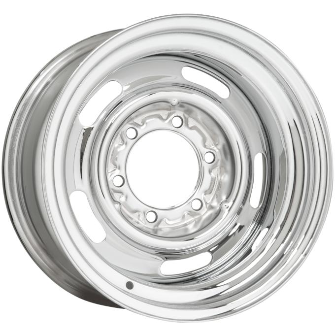 Wheel Vintiques 15x8 Pickup Rallye Pre-1971 6-Lug Chrome 6x5.5" bolt 4" backspace 31-580604