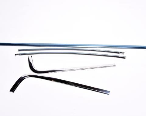 Redline Restomotive® 1967-1969 Camaro / Firebird Coupe 5 Piece Rear Window Moulding Set