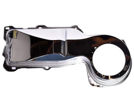 Redline Restomotive® 1964-1974 GM Car Small Block Chrome Heater Box Firewall Cover