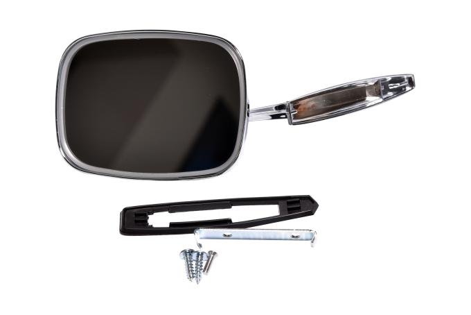 Redline Restomotive® 1968-1974 GM Car Left Hand Outside Door Mirror with Rib Design