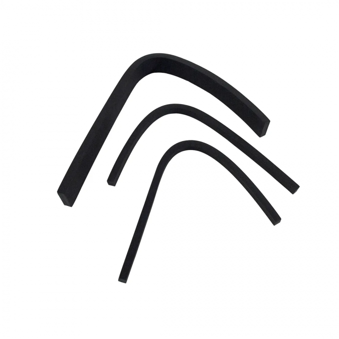 Corvette Rad Side/Lowr Seals, 427W/Ac-3Pc St, 1966-1967