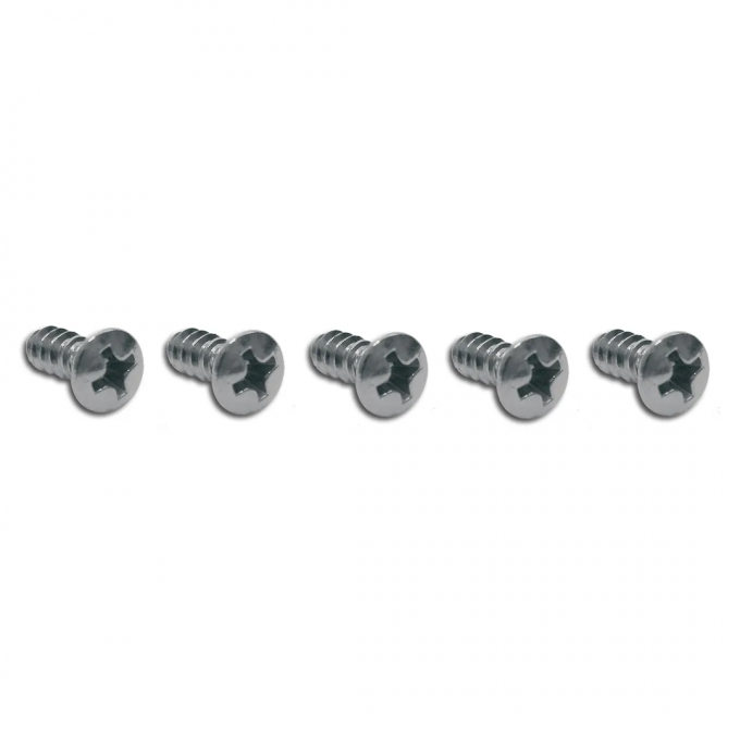 Corvette Door Panel Clip Screws, 10 Piece Set, 1965-1967