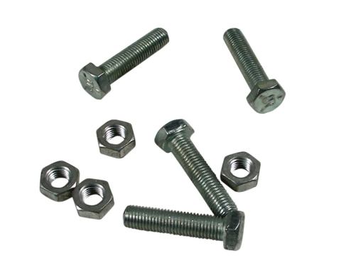 Corvette Tie Rod End Clamp Bolt Kit, "TR", 1953-1982