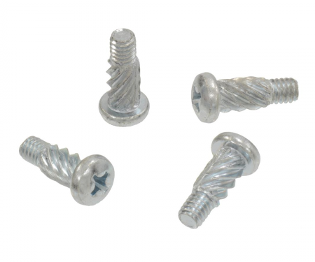 Corvette License Light Lens Screws, 4 Piece Set, 1961-1967