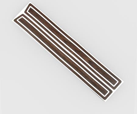 Detroit Muscle Technologies Mopar Dodge Truck 77-78 Warlock Lil Red Door Woodgrain Overlay - WALNUT TRK7778OL50-WALNUT