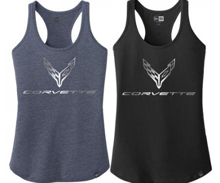 Ladies Next Generation Corvette Foil Racerback Tank Top