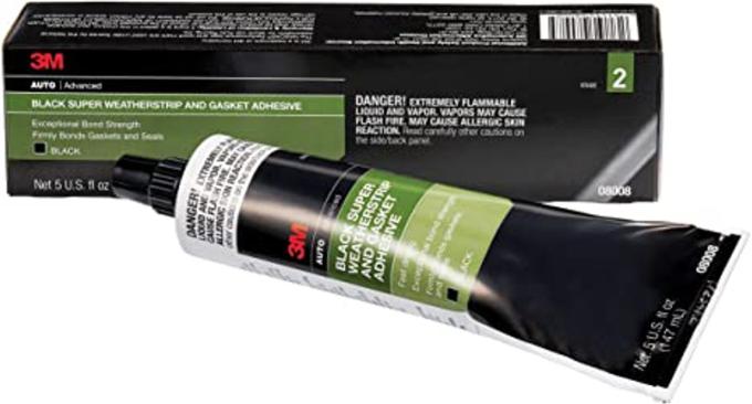Metro Moulded Parts 3m Black Weatherstrip and Gasket Adhesive #08008. 5 Fl Oz Each GL 11