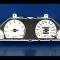 Whitegauges 1985-1987 Honda Civic CRX Si White Face Gauges 8587HC-2122