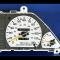 Whitegauges 1985-1987 Honda Civic CRX Si White Face Gauges 8587HC-2122