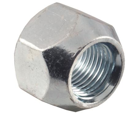 Dennis Carpenter Steel Lug Nut - Zinc Plated - 1932-47 Ford Truck, 1966-96 Ford Bronco, 1932-72 Ford Car B-1012