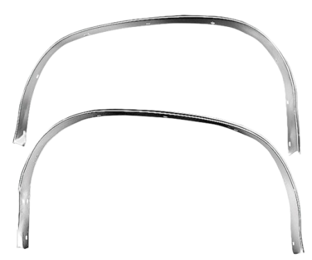Redline Restomotive® 1970-1972 Chevrolet Chevelle Rear Left and Right Wheel Well Molding