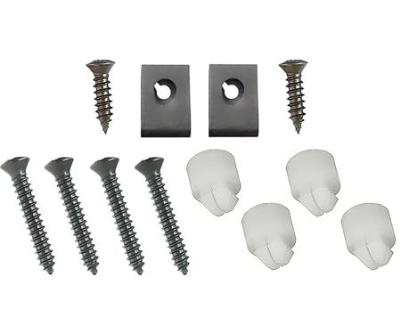 Redline Restomotive® 1967-1968 Chevrolet Camaro 12 Piece Headlamp Bezel Mounting Kit