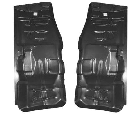 Redline Restomotive® 1968-1972 GM A-Body Left and Right Side Full Length Floor Pan / Patch Repair Panel