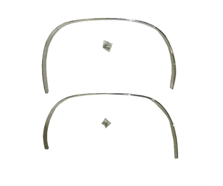 Redline Restomotive® 1969 Camaro / Firebird Rear Left and Right Wheel Opening Molding