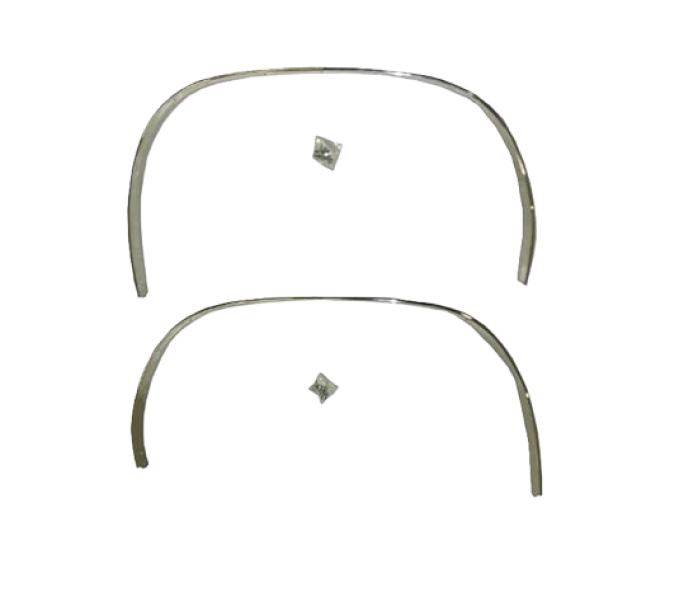 Redline Restomotive® 1969 Camaro / Firebird Rear Left and Right Wheel Opening Molding