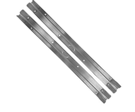 Redline Restomotive® 1968-1979 Chevrolet Chevy II / Nova 2 Door Left and Right Sill Plate without Fisher Emblem