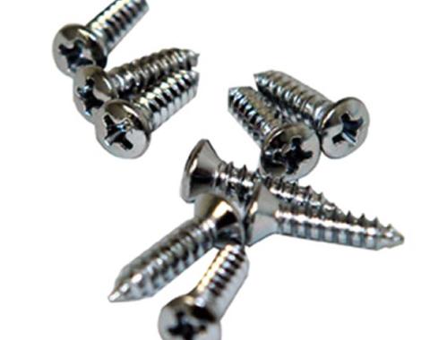 Redline Restomotive® 1964-1973 Ford Mustang Inside Rear View Mirror & Sun Visor Screw Set