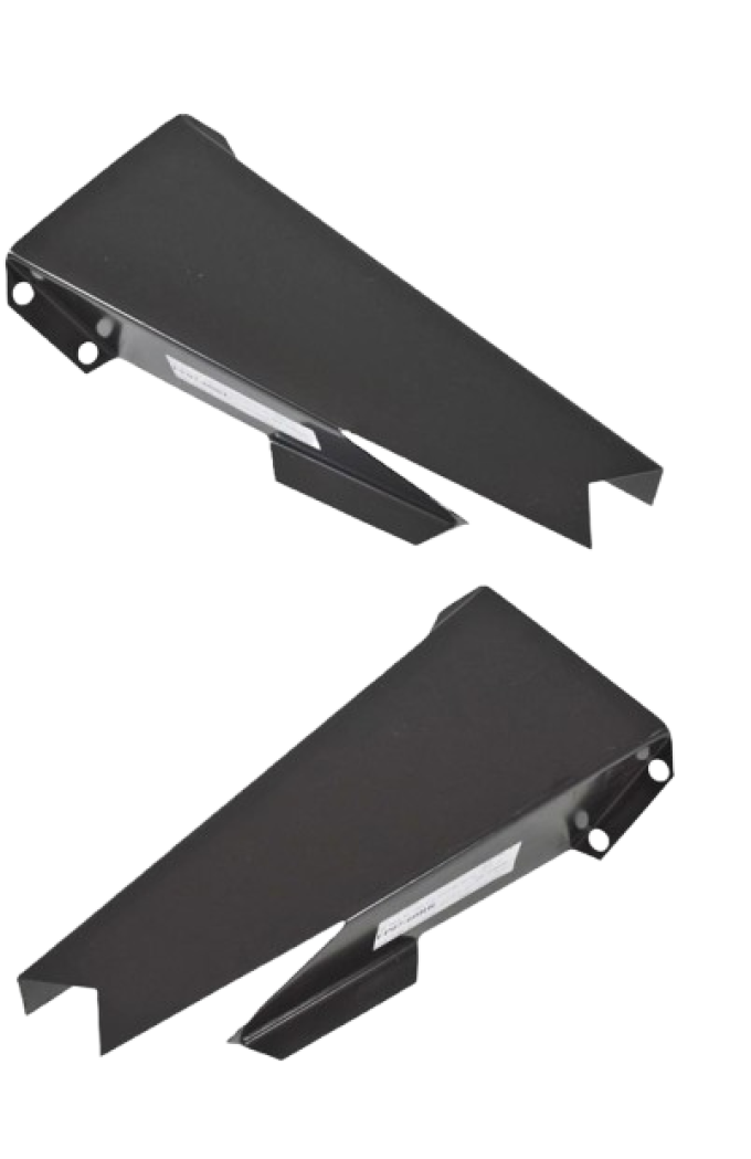 Redline Restomotive® 1960-1972 Chevy Truck Slip-On Left and Right Rear Cab Floor Support