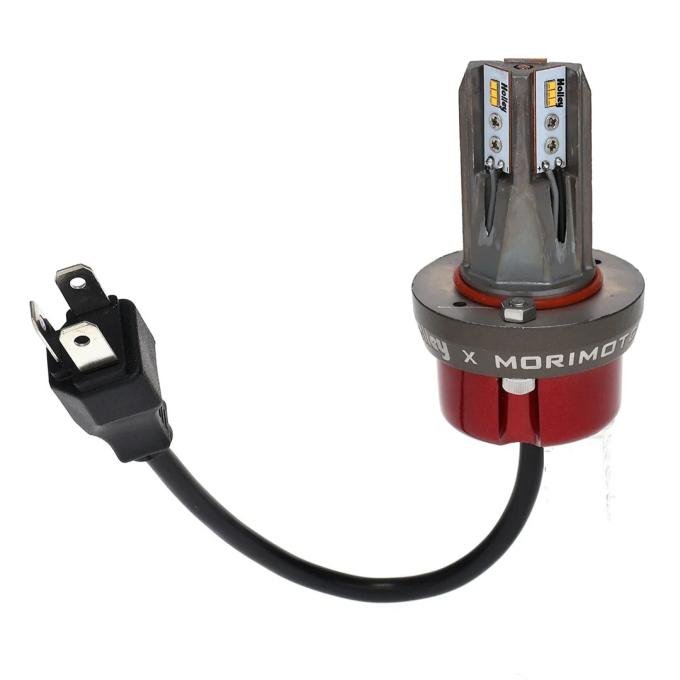 AMD RetroBright LED Forward Facing Light Bulb, Replacement Bulb, Classic White 3000K 7 or 5x7, Standard H4 Wiring, High and Low Beam, 3 Pin X149-HR700R-30B