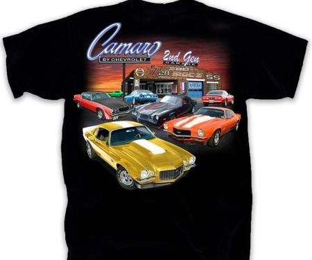 Camaro 1970-1981 Generation Camaro Garage Adult T-Shirt