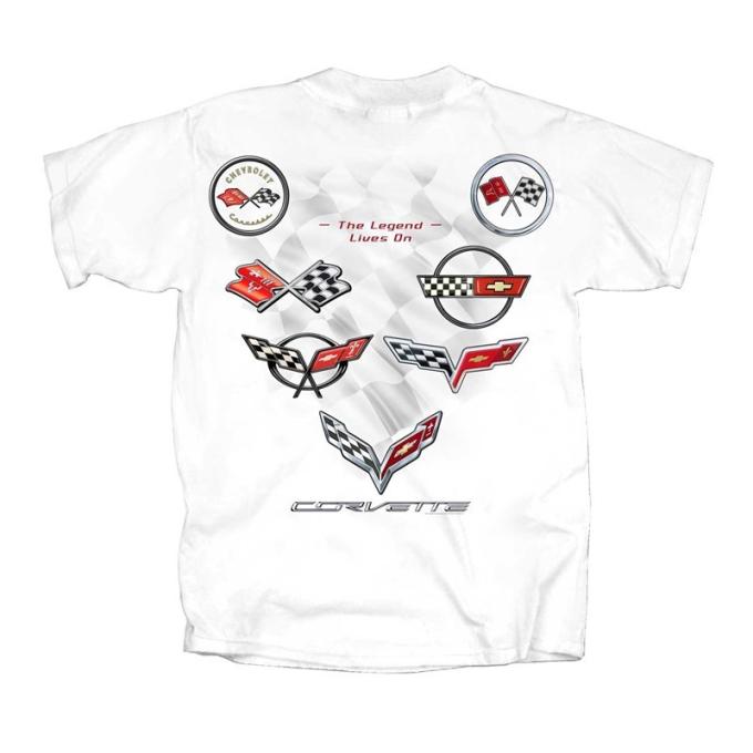 Corvette Emblem Collection Adult T-Shirt
