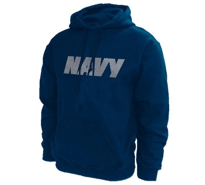 Navy Reflective Hoodie
