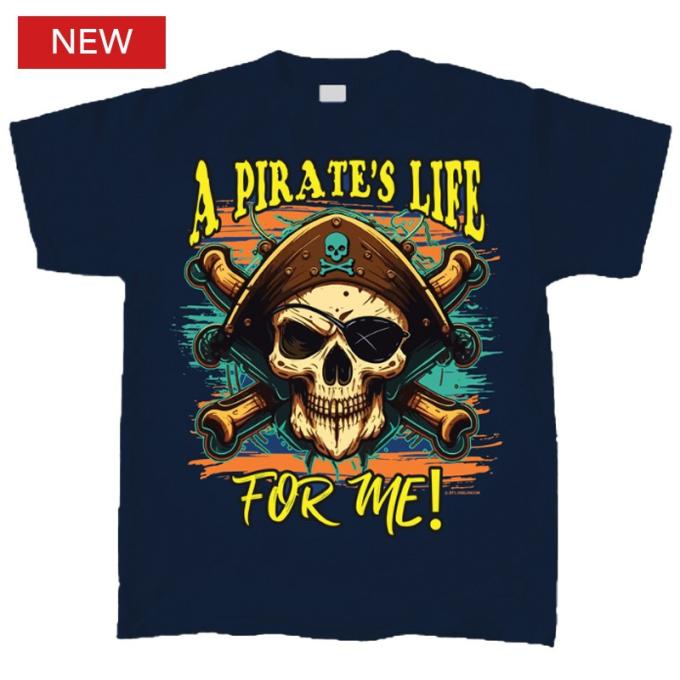 Skull Pirates Life for Me Youth T-Shirt