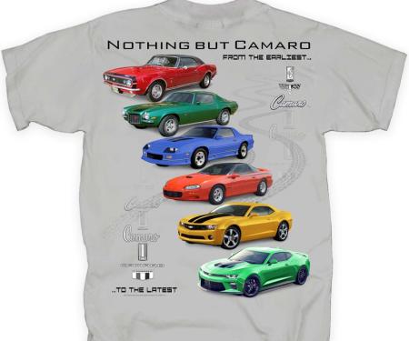 1967-2017 Camaro Collection Adult T-Shirt