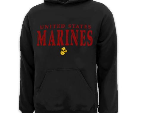 Marine Stamp Logo Hoodie
