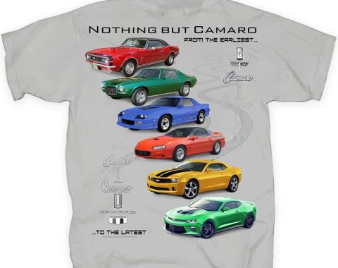 1967-2017 Camaro Collection Adult T-Shirt