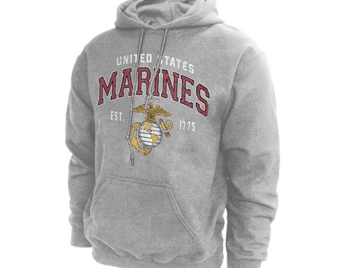 Marines Vintage Block Logo Hoodie